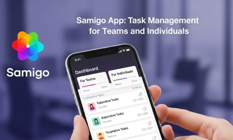 Samigo app: Task Management for Teams and Individuals