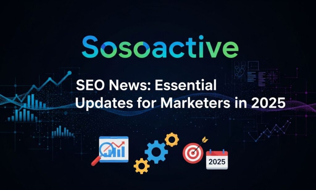 Sosoactive SEO News: Essential Updates for Marketers in 2025