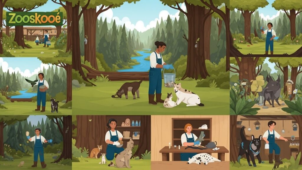 Zooskooñ: A Day in the Life of a Wildlife Caretaker