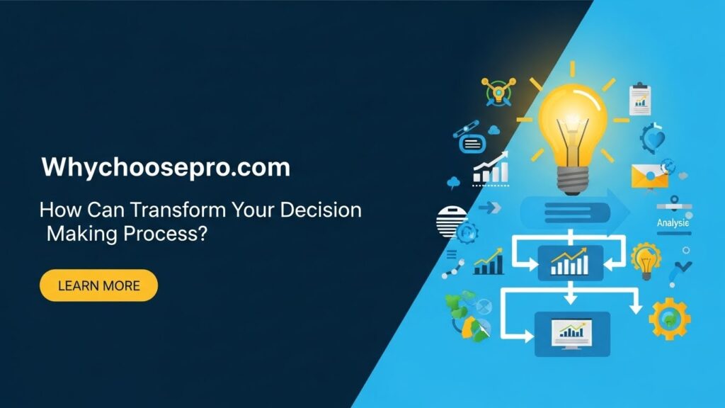 Whychoosepro com: How Can Transform Your Decision Making Process