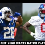 New york giants vs colts match player stats: Analyzing Player Performances